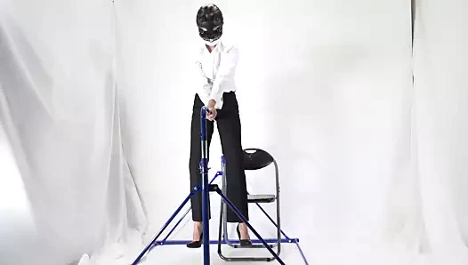 bir çubuk ile mastürbasyon