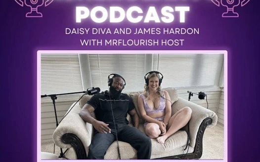 Yetişkin sadece Mrflourish, James Hardon ve Daisy Diva ile sohbet ediyor