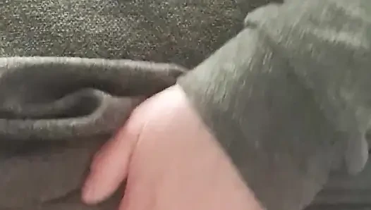 Stepmom Pulling Her Fat Pussy Out of the Hole in Her Big Panties