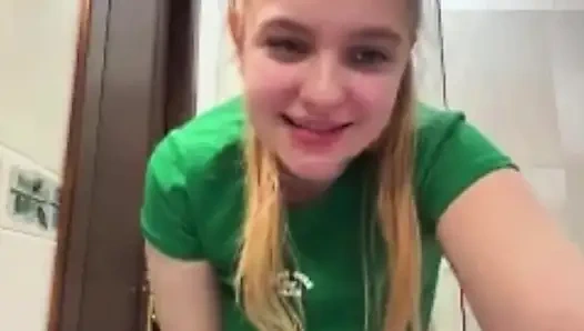 Crazy squirting and deepthroat with big dildo