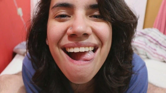 Oral seks, ağzına boşalma, boşalma ve yutma!