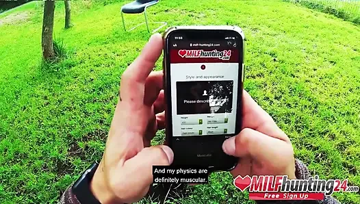 Harleen van Hynten ile açık havada ateşli sikiş!  MILFhunting24