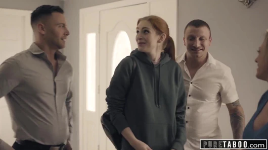 Saf tabu üvey anne-baba ve üvey kardeş hoşgeldin yeni kız kardeş