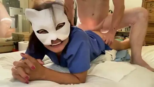 Prone bone anal sonra doggystyle ile yüz ile benim filipina