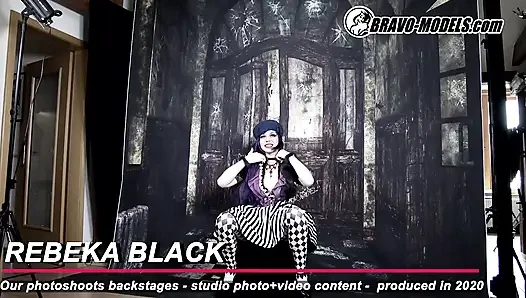 386-sahne arkası fotoğraf çekimi Rebeka Black - yetişkin