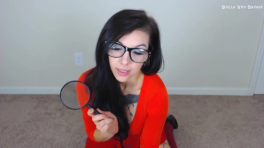 Velma shaggy'ye sakso çekiyor - cosplay sakso yüze boşalma