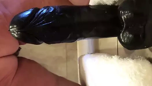 karısı sürmek bir büyük siyah oyuncak