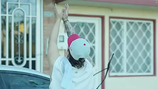 my boss gave me his big, smooth ass as a reward for washing his car well... he even swallowed my milk...