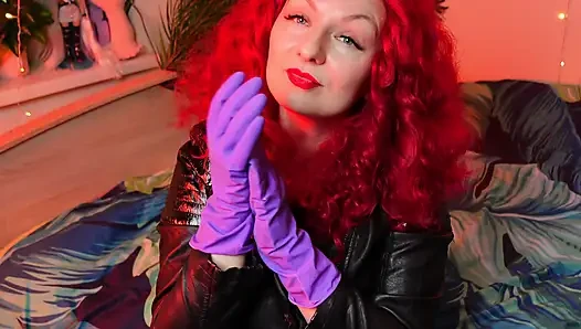 Asmr ses: mutfak lastik eldiven fetişi
