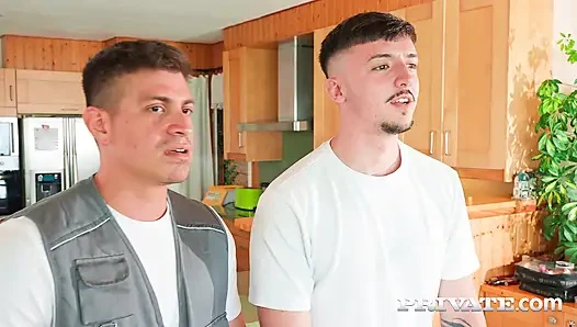 Private com - Guys, will you put some cream on me?