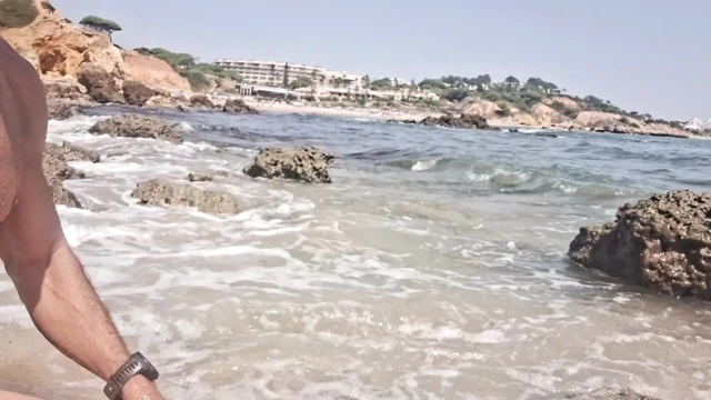 Risky Nude Beach Wank - Stripped Bare and Stroking Outdoors Where Anyone Can See