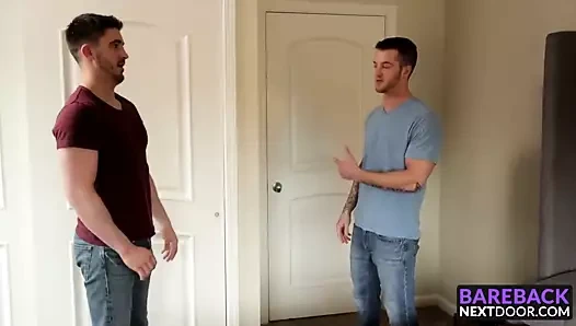 Quentin gainz, derrick'e hayatının çıplak sırtını sikiyor