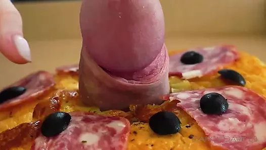 Pizzacıyla sikişiyor