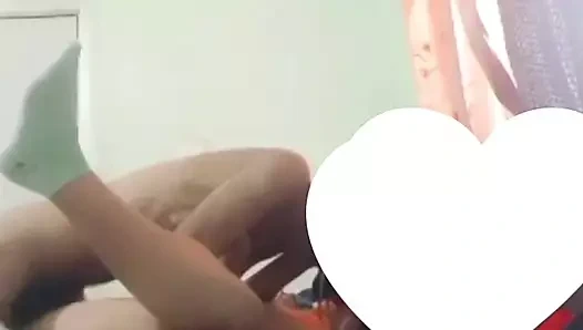 My gf got by making a horse