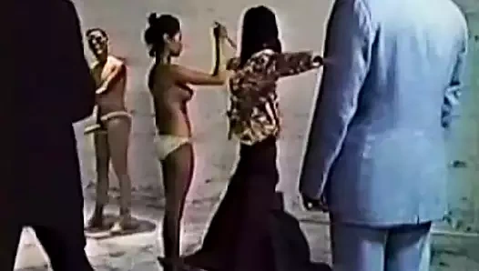 Derleme arasında cinsel hakimiyet sahneleri (1970'lerin vintage)