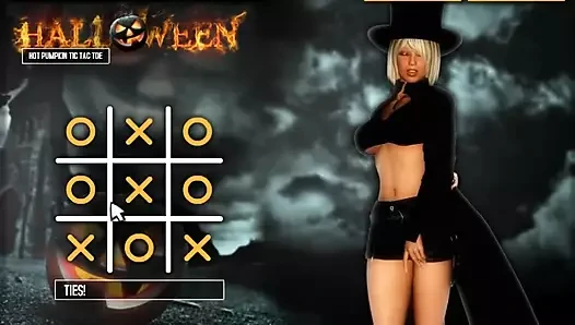 Misskitty2k'nin cadılar bayramı ateşli kabak tic tac toe oyunu