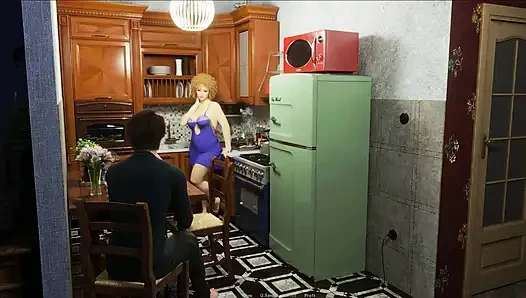 Smartass: azgın koca hamile karısını mutfakta sikiyor bölüm 10