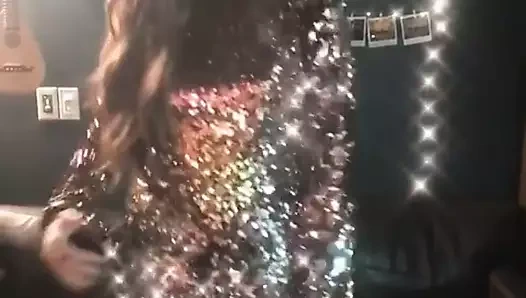 Haizie ışıltı Noel zamanı dansı