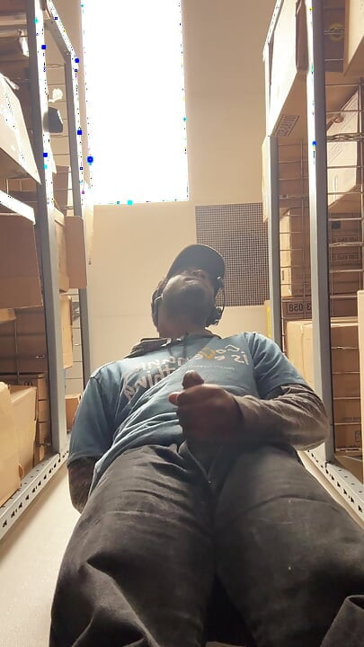 Gooning Out This Fat Load Of Nutty Nut While I'm At Work