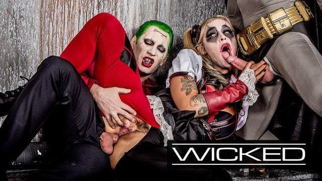 Kötü - harley quinn joker ve batman sikikleri