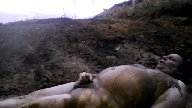 Açık havada çamurlu eğlence