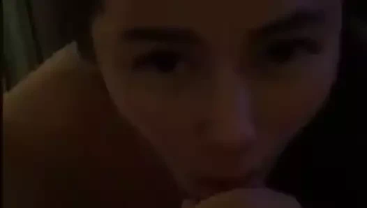 sevimli Asya kız oral seks