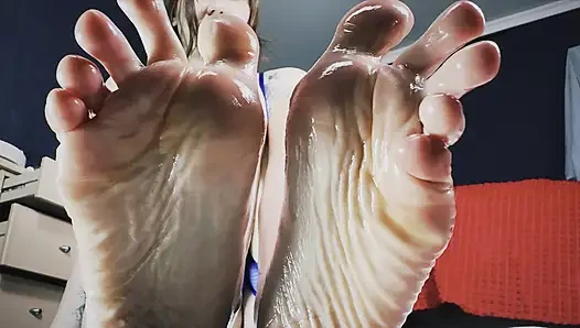 Yağlanmış Ayaklar Asmr Yavaş Taban Bakış açısı Ve Derin Fısıltı Azdırma