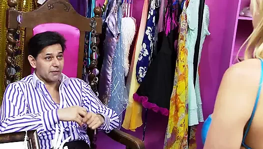 Paige Ashley ve India Hatun ile grup seks fahişeler