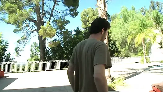 Lovely MILF banged in her hairy pussy