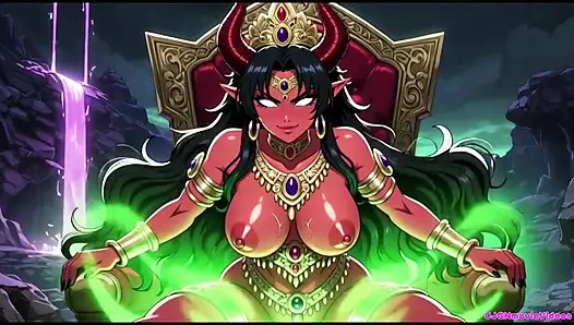 İblis kraliçesi azgın istiyor, ai animasyonu