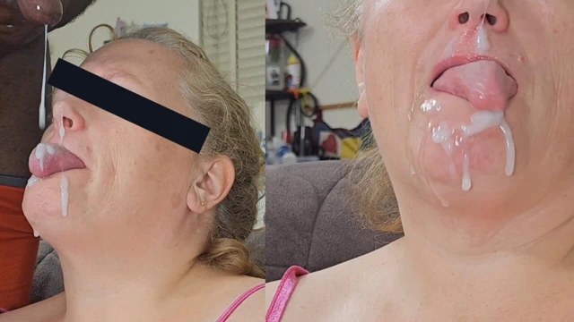 Kendini kontrol edemedi, bu yüzden yüzümü büyük cum yükleriyle kapladı