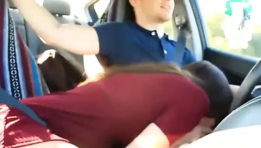 handjob daha zor içinde araba