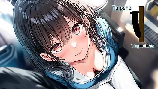 İspanyol hentai 31 talimatı - yaramaz japon trende sana mastürbasyon yapıyor.