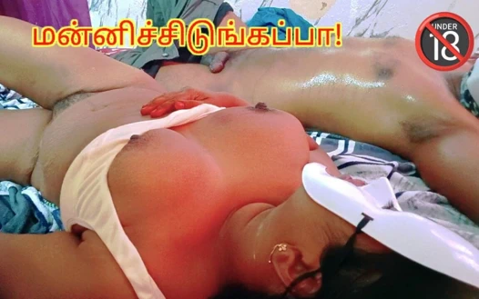 Üvey baba üvey kızını erkek arkadaşıyla konuşurken yakaladı sonra onu cezalandırdı - yüksek sesle gerçek inleyerek tam tamil ses