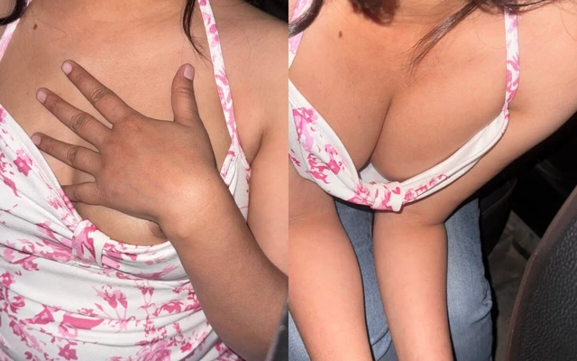 Rastgele bir kızla sert sikişmek için arabada rastgele bir kıza asansör verdi