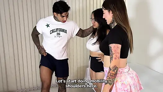 Koç olan komşum bana öğretmeyi teklif etti... Ve sonunda her zamankinden daha fazla terliyor