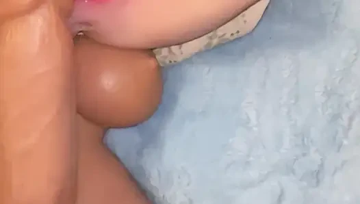 Play with me , Double dick sex toy party come join me.