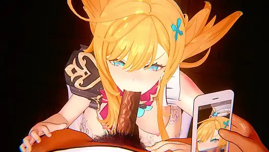 Genshin impact - escoffier grup birden fazla adam tarafından sikiliyor - 3d hentai animasyon