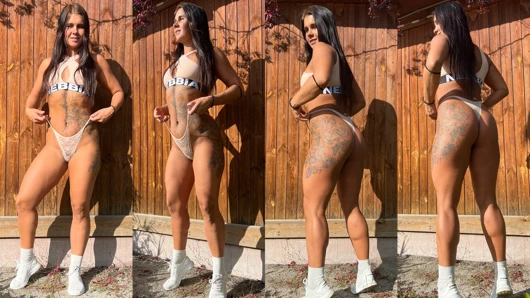 Sokaktaki yaprakları temizledim, sonra sikişmek istedim ve amım sızdırılmaya başladı - fragman