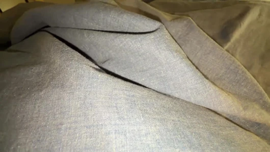 Roommate Lay Down Next to Me in Tight Jeans - We Had Sex Under the Blankets
