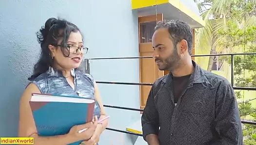 Zengin bayan kişisel asistanıyla sikişiyor! Hintli patron seks