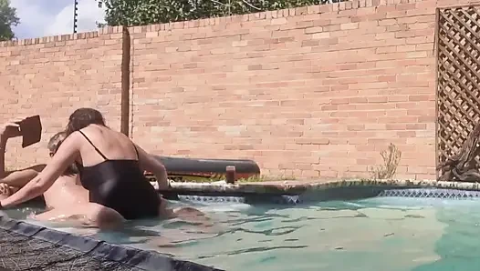 Foda na piscina