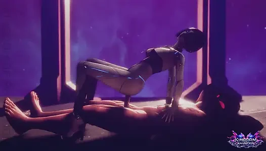 Subverse oyun - robot kız sahnesi - hd