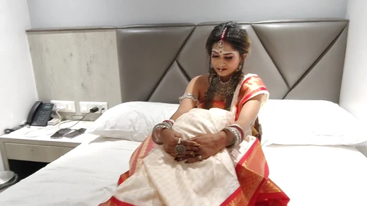 First Night of a newly married desi beautiful girl with addicted husband