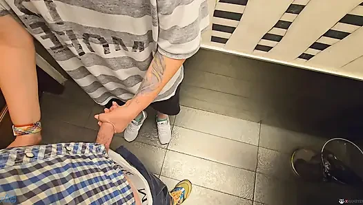Tuvalet restoranında amına boşalma