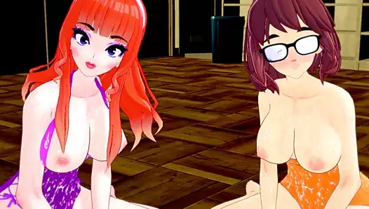 Daphne ve velma onları izlerken boşaldığını görmek istiyor.