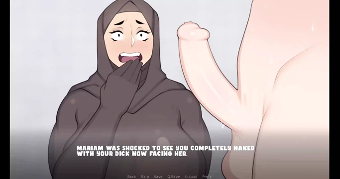 Komşunun tesettürlü orta yaşlı seksi kadın mariam sikiliyor