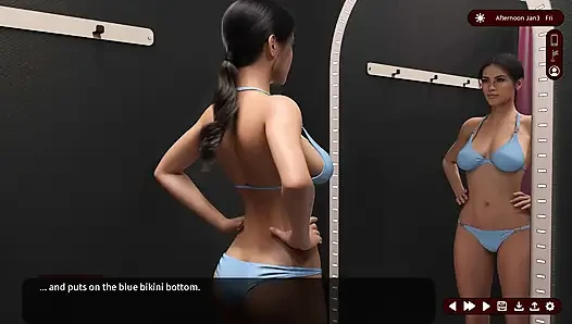 Arzu fısıltıları: giyim mağazasında seksi güzel evli kadın - bölüm 3