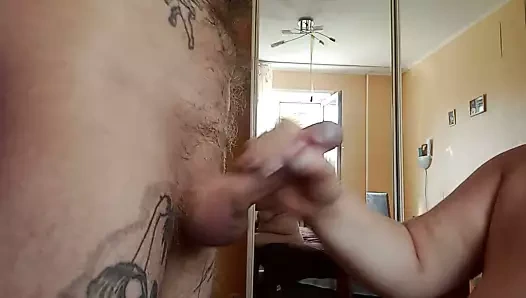 fat girl sucks and jerks off my cock 2