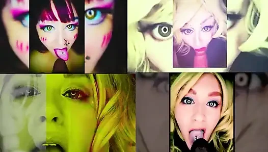 Tanrıça lana ateşli şehvetli dildo emme derlemesi 1